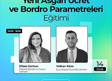 Yeni Asgari Ücret ve Bordro Parametreleri Eğitimi