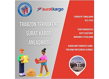 Sürat Kargo Trabzon Teknokent Anlaşması